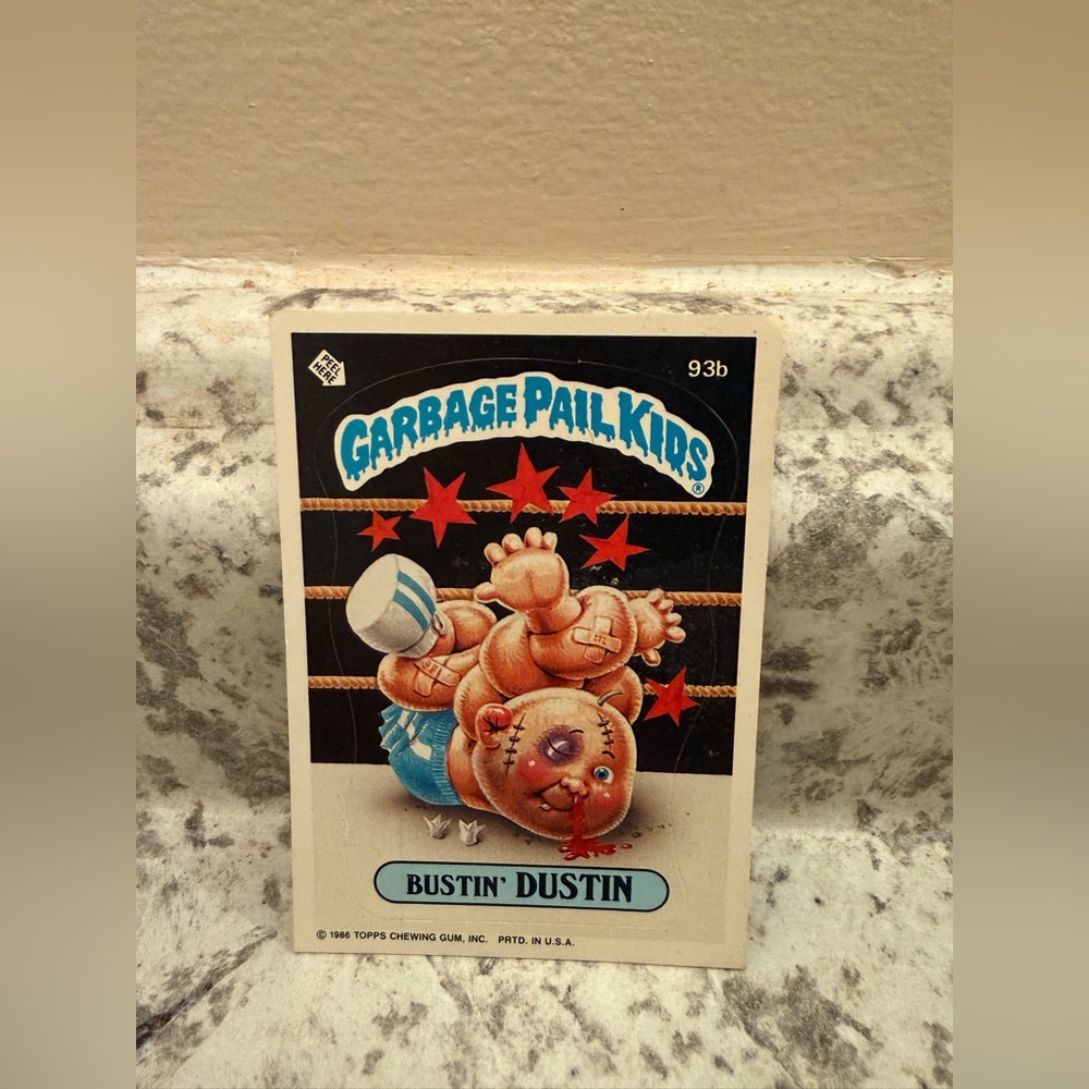 Garbage Pail Kids Bustin' Dustin Trading Card